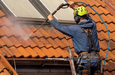 Démoussage et hydrofuge de toiture à Montgeroult